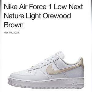 Nike Airforce 1 Next to Nature Light Orewood Brown